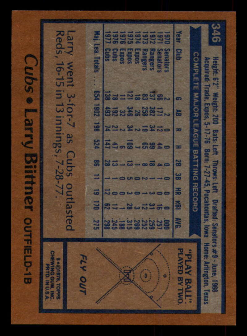 1978 Topps Baseball #316 - #365 - Complete your set - Pick your card - Picture 307 of 491