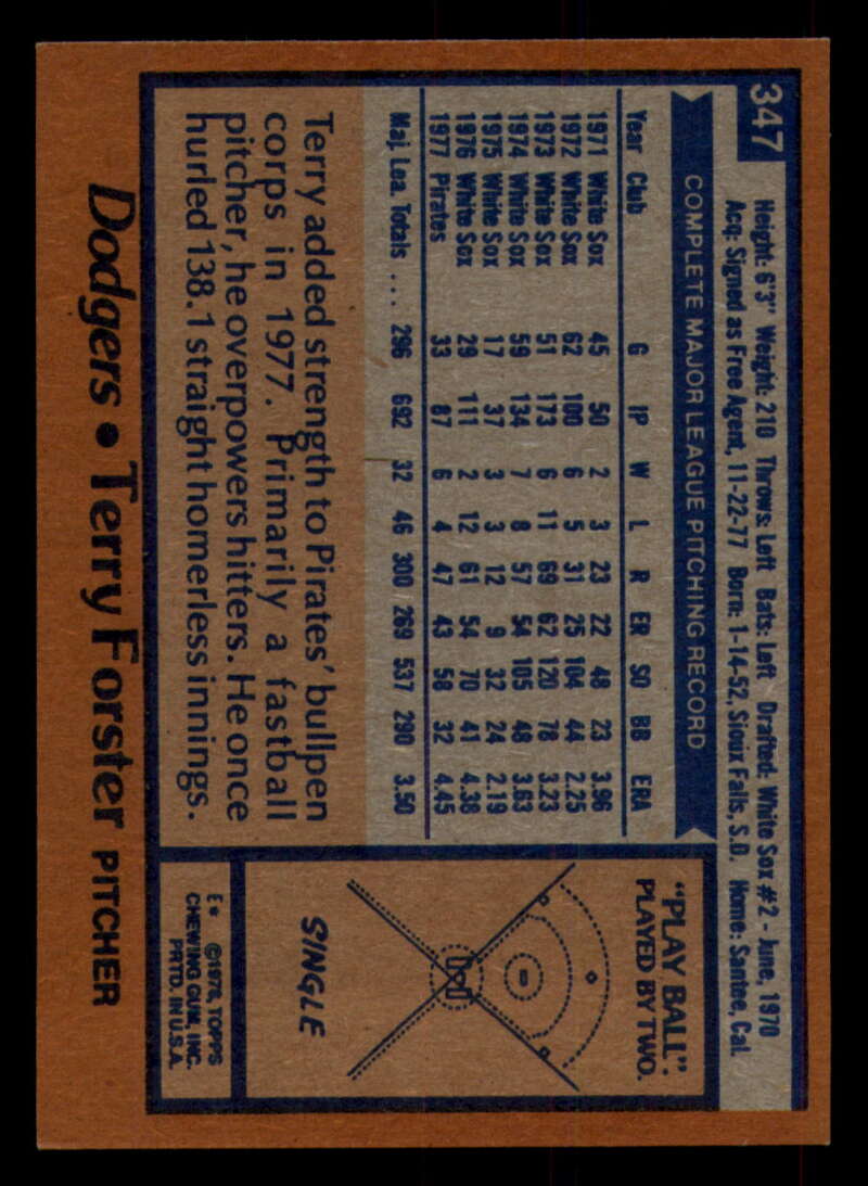1978 Topps Baseball #316 - #365 - Complete your set - Pick your card - Picture 313 of 491