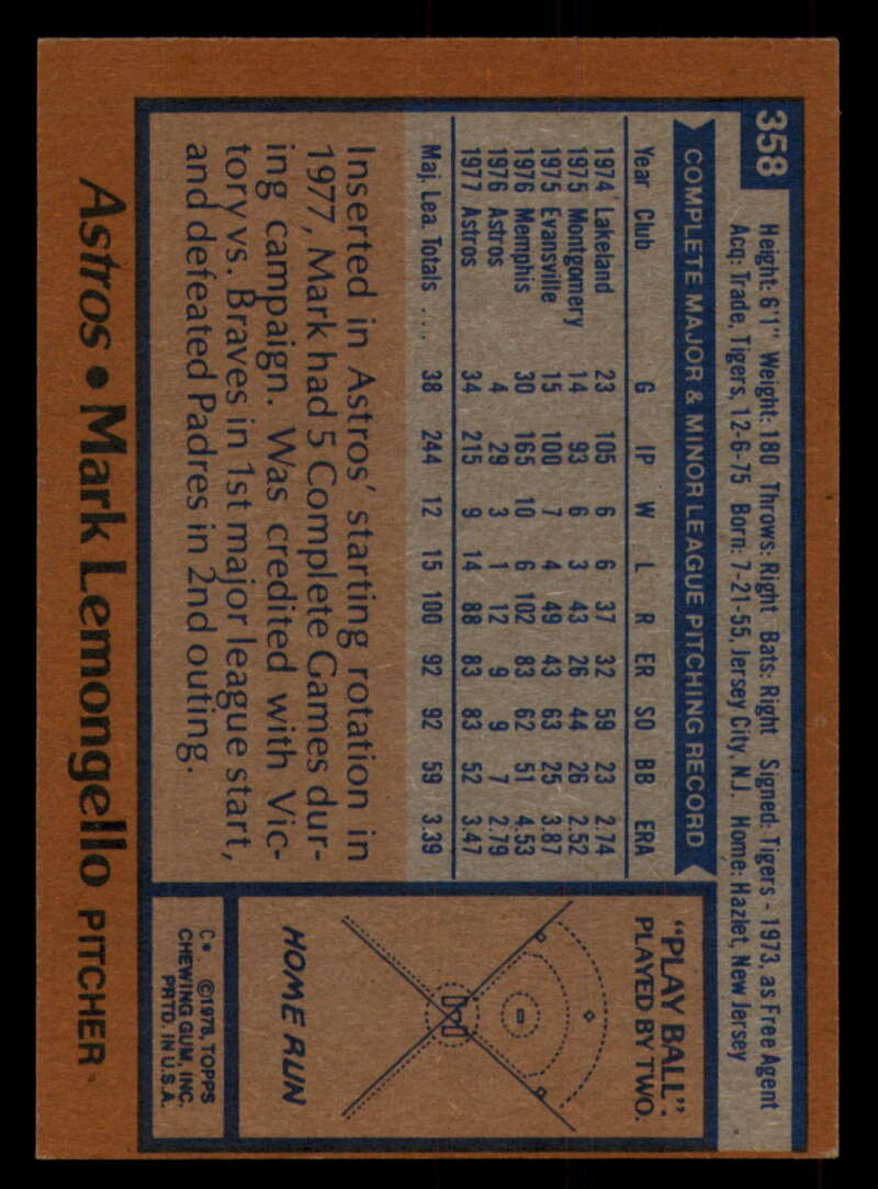 1978 Topps Baseball #316 - #365 - Complete your set - Pick your card - Picture 415 of 491