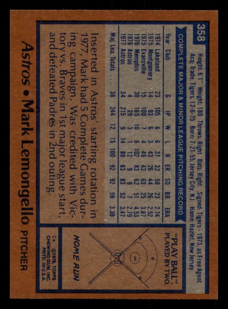 1978 Topps Baseball #316 - #365 - Complete your set - Pick your card - Picture 417 of 491