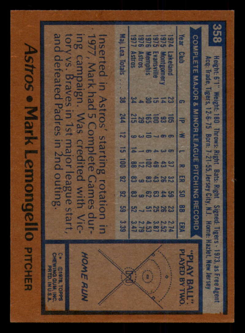 1978 Topps Baseball #316 - #365 - Complete your set - Pick your card - Picture 419 of 491