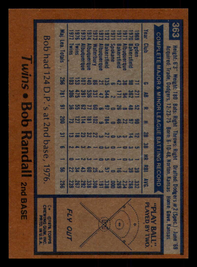 1978 Topps Baseball #316 - #365 - Complete your set - Pick your card - Picture 463 of 491