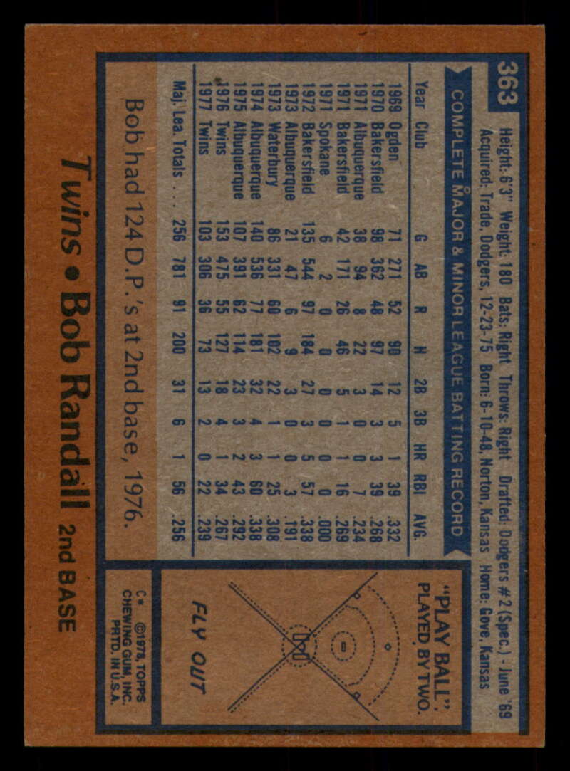 1978 Topps Baseball #316 - #365 - Complete your set - Pick your card - Picture 465 of 491