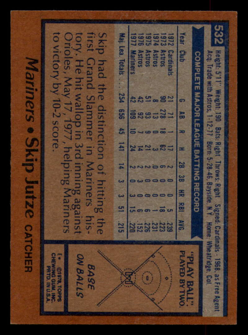 1978 Topps Baseball #571 - #625 - Complete your set - Pick your card - Picture 173 of 499