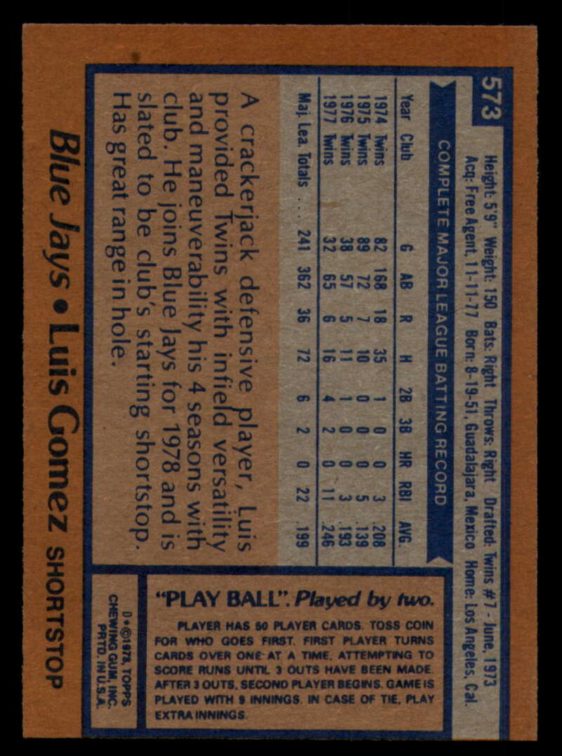 1978 Topps Baseball #571 - #625 - Complete your set - Pick your card - Picture 9 of 499