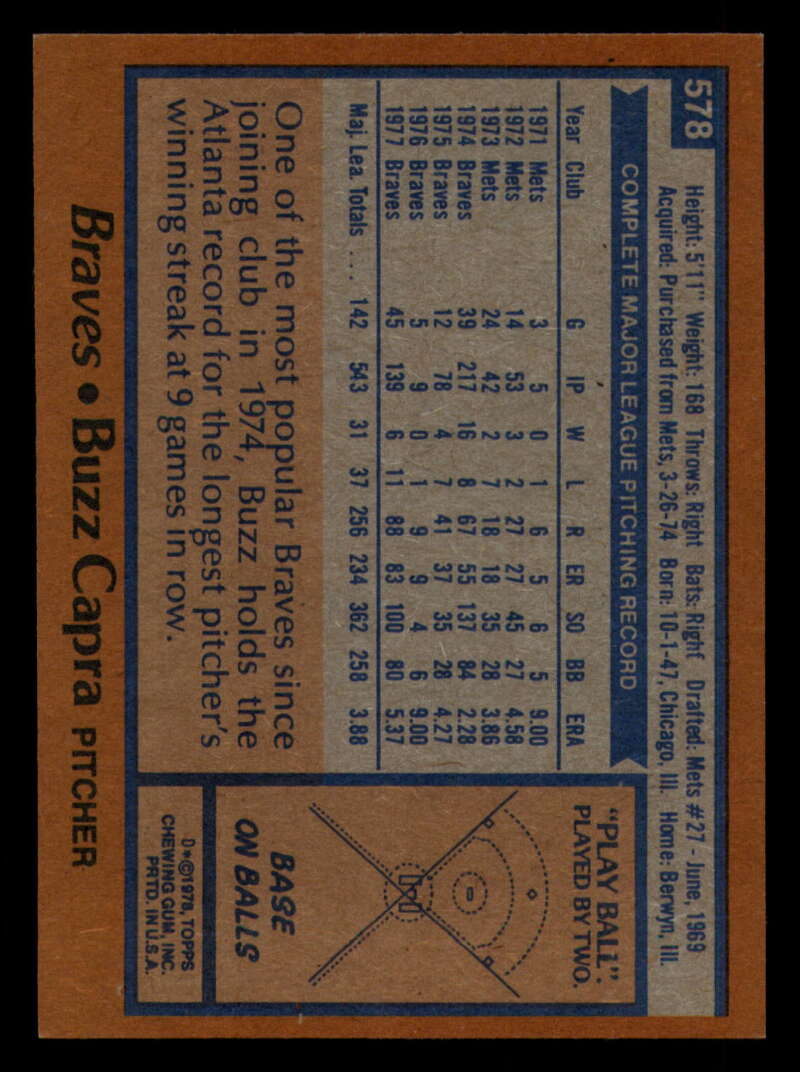 1978 Topps Baseball #571 - #625 - Complete your set - Pick your card - Picture 51 of 499