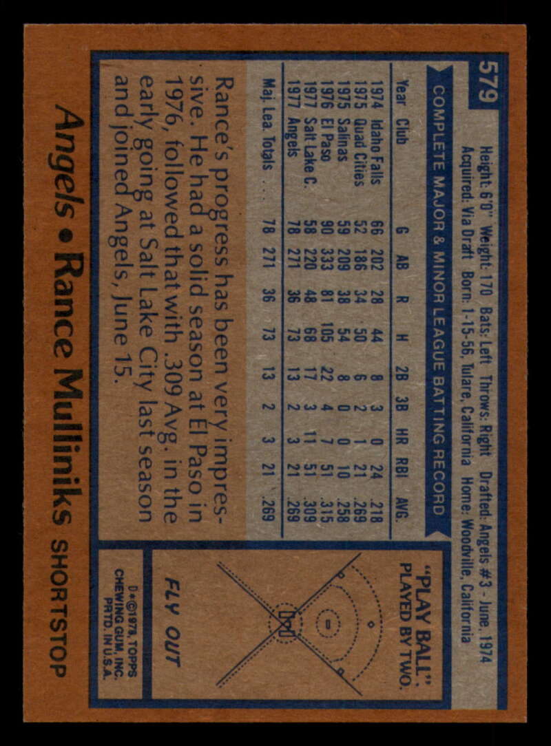 1978 Topps Baseball #571 - #625 - Complete your set - Pick your card - Picture 57 of 499