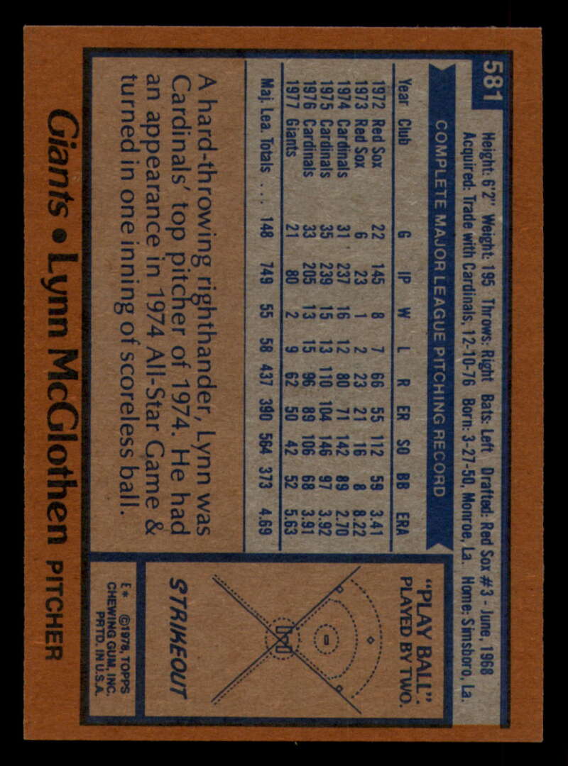 1978 Topps Baseball #571 - #625 - Complete your set - Pick your card - Picture 67 of 499