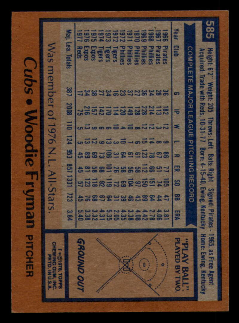 1978 Topps Baseball #571 - #625 - Complete your set - Pick your card - Picture 103 of 499