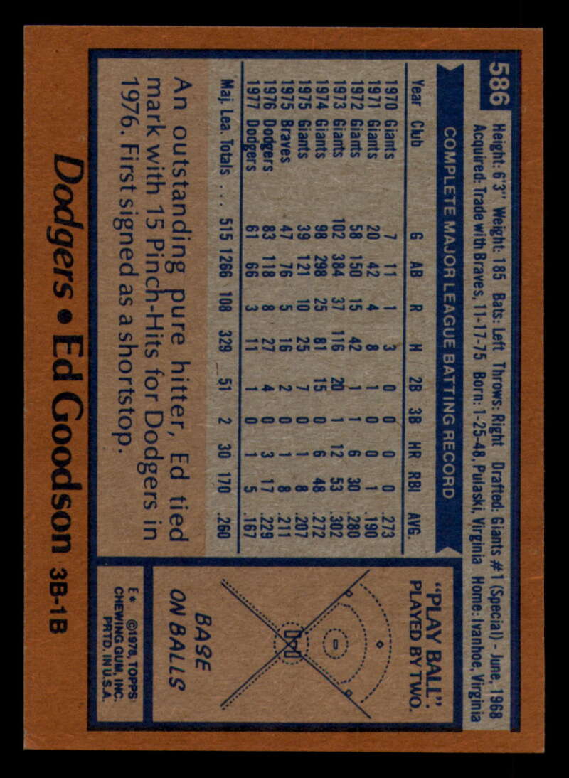 1978 Topps Baseball #571 - #625 - Complete your set - Pick your card - Picture 105 of 499