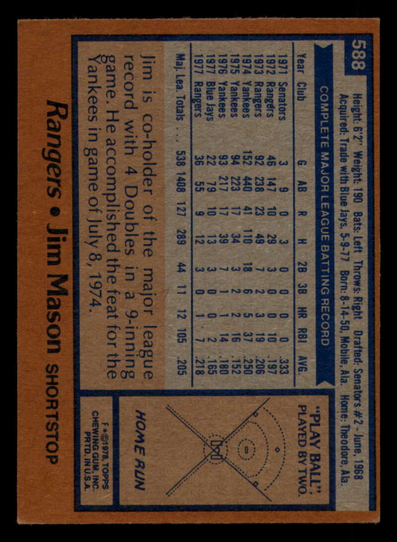 1978 Topps Baseball #571 - #625 - Complete your set - Pick your card - Picture 133 of 499