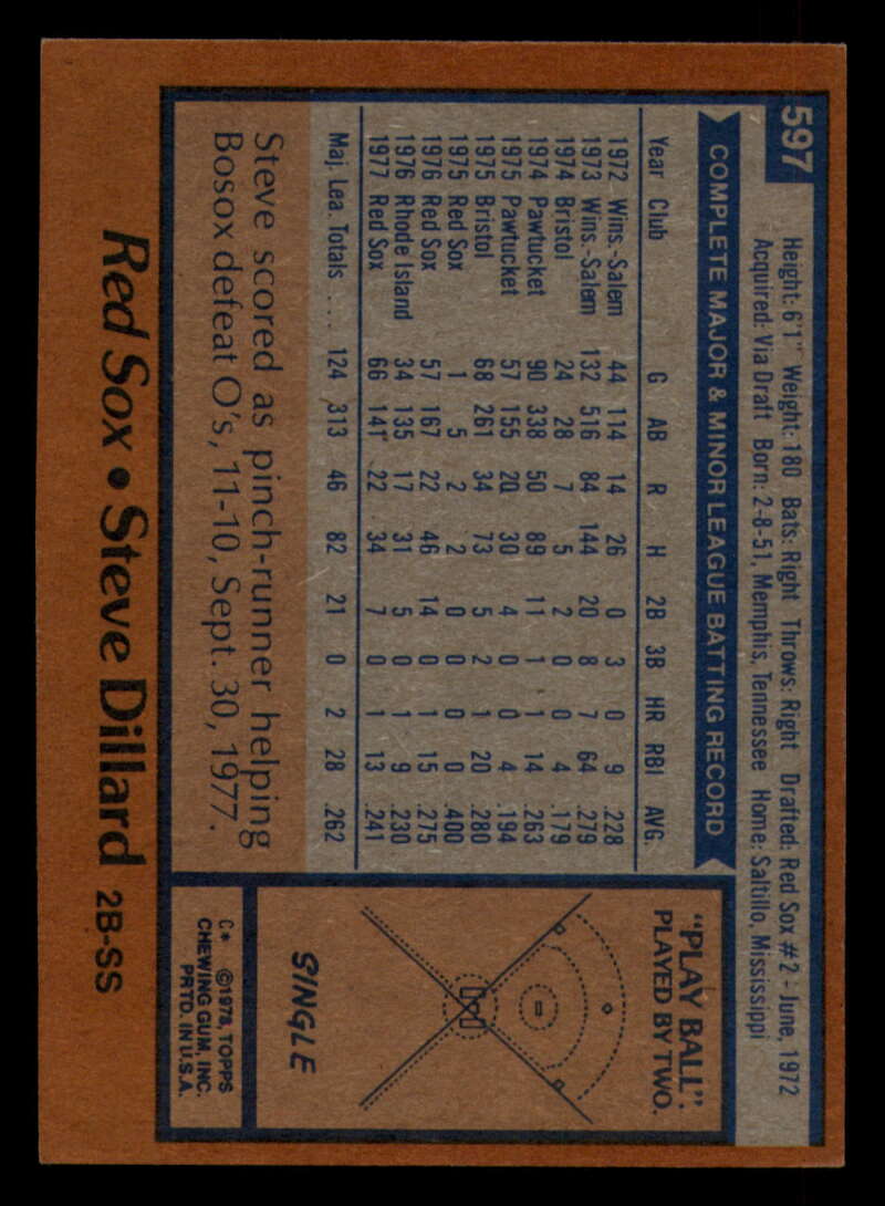 1978 Topps Baseball #571 - #625 - Complete your set - Pick your card - Picture 217 of 499