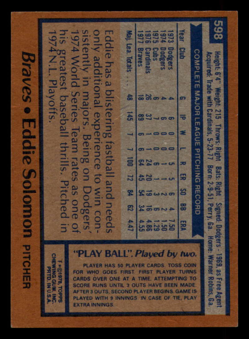 1978 Topps Baseball #571 - #625 - Complete your set - Pick your card - Picture 229 of 499