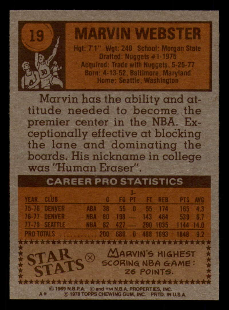 1978-79 Topps Basketball #1 - #50 - Complete your set - Pick your card - Picture 117 of 361