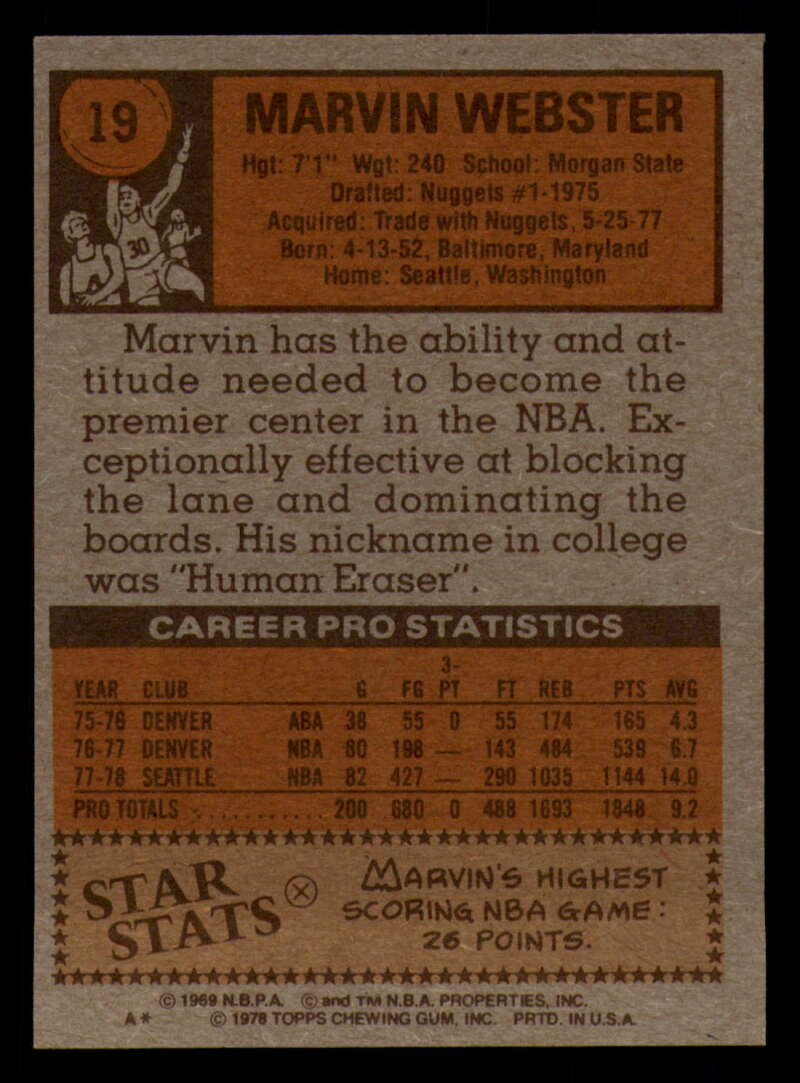 1978-79 Topps Basketball #1 - #50 - Complete your set - Pick your card - Picture 119 of 361
