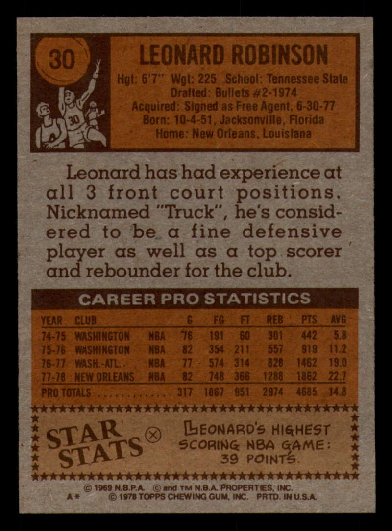 1978-79 Topps Basketball #1 - #50 - Complete your set - Pick your card - Picture 201 of 361