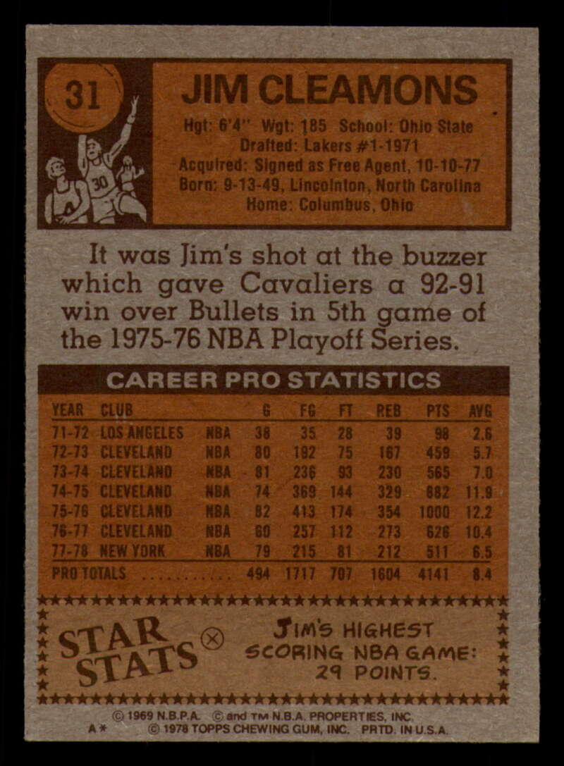 1978-79 Topps Basketball #1 - #50 - Complete your set - Pick your card - Picture 211 of 361