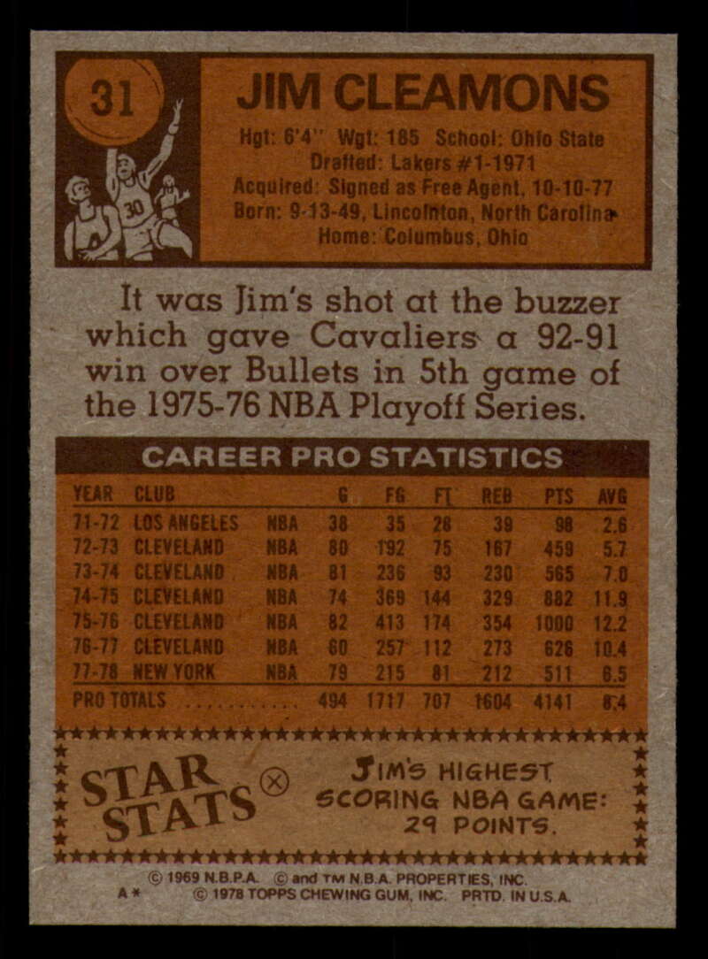 1978-79 Topps Basketball #1 - #50 - Complete your set - Pick your card - Picture 213 of 361