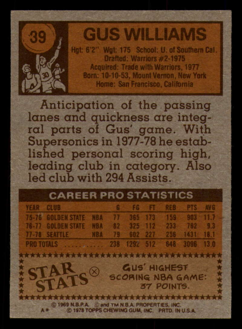 1978-79 Topps Basketball #1 - #50 - Complete your set - Pick your card - Picture 283 of 361