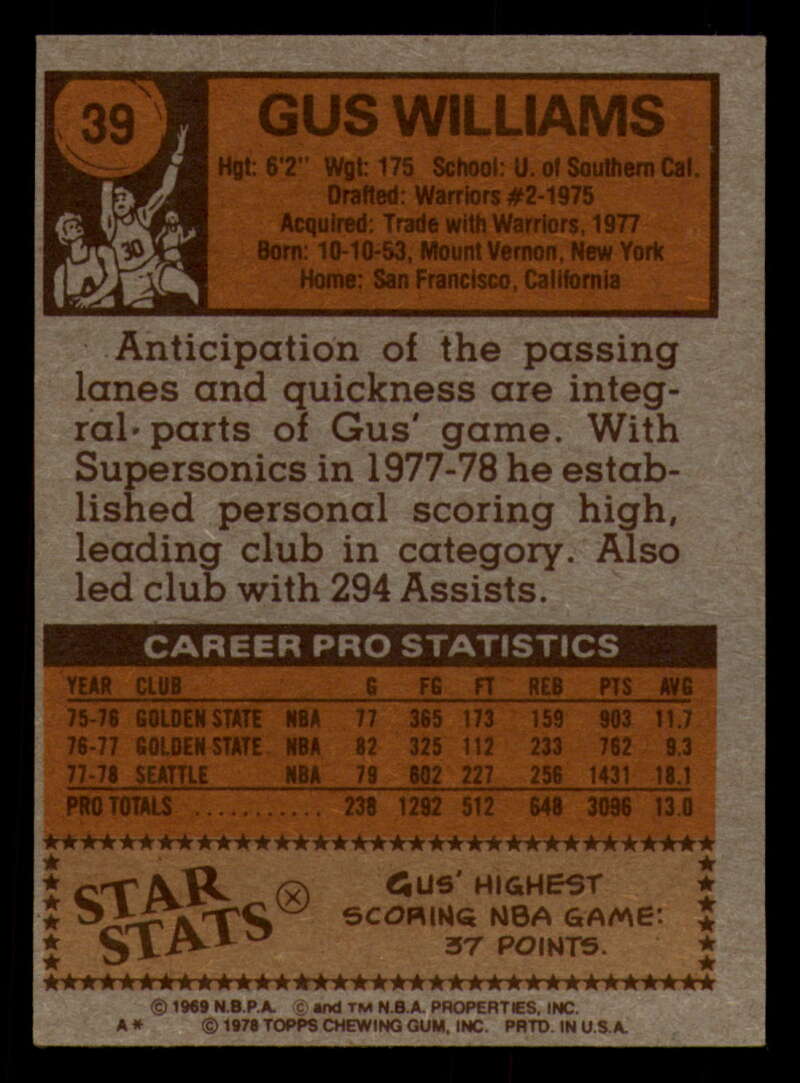 1978-79 Topps Basketball #1 - #50 - Complete your set - Pick your card - Picture 285 of 361
