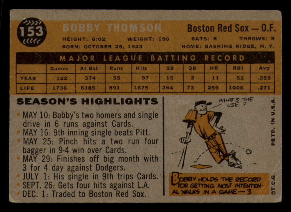 1960 Topps Baseball #91 to #180 - Complete your set - Pick your card - Picture 265 of 455