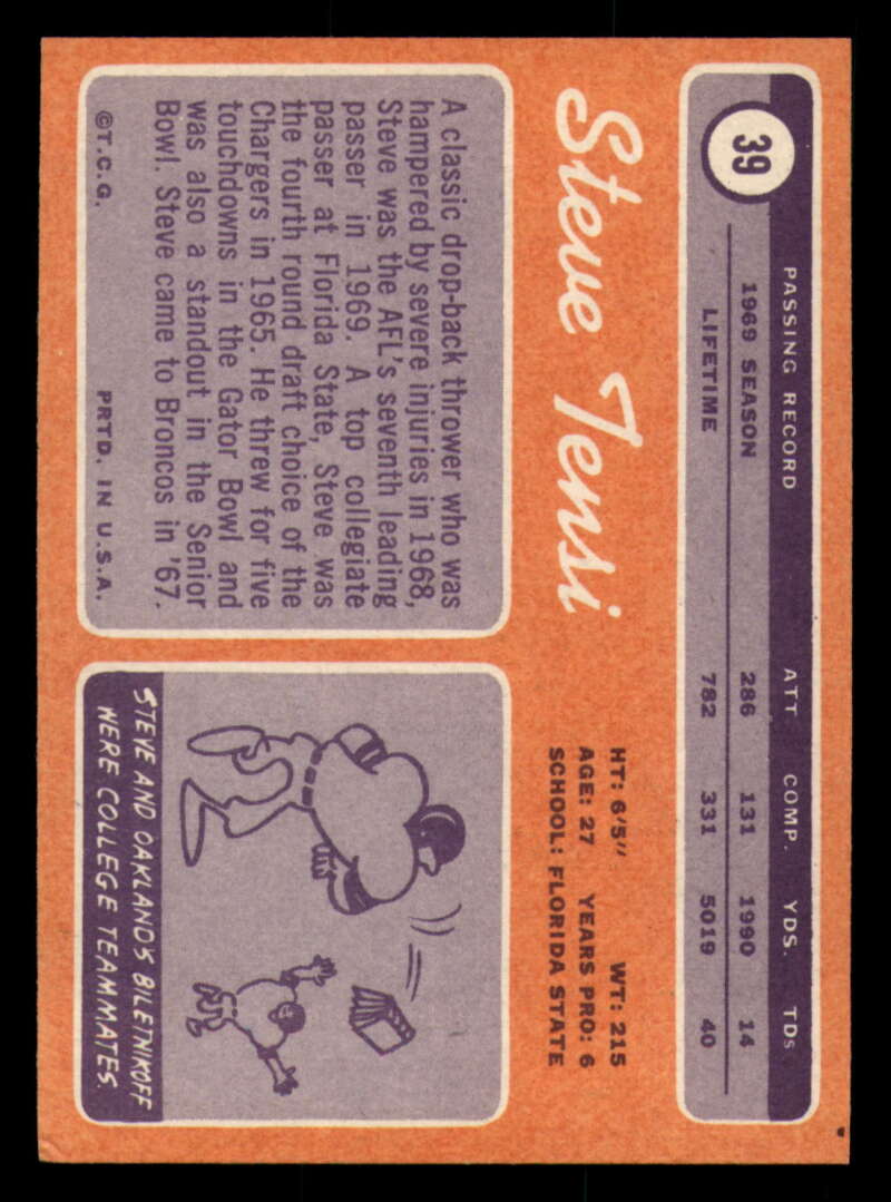 1970 Topps Football #1 to #89 - Complete your set - Pick your card - Picture 221 of 475