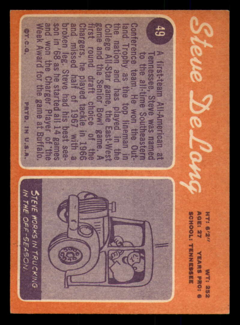 1970 Topps Football #1 to #89 - Complete your set - Pick your card - Picture 293 of 475