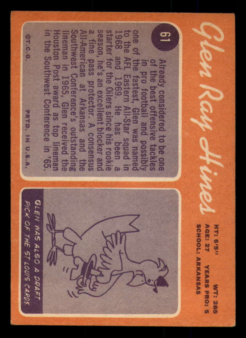 1970 Topps Football #1 to #89 - Complete your set - Pick your card - Picture 343 of 475