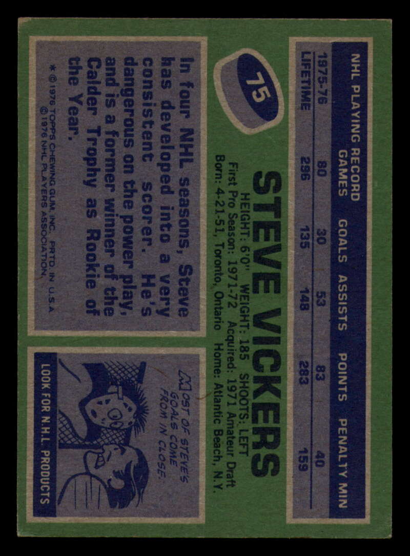 1976-77 Topps Hockey  #6 - #85 - Complete your set - Pick your Card - Picture 345 of 423