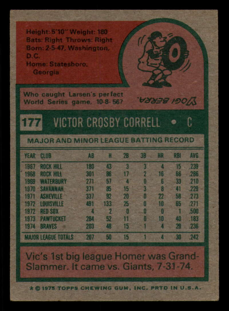 1975 Topps Baseball #166 - #259 - Complete your set - Pick your card - Picture 93 of 451