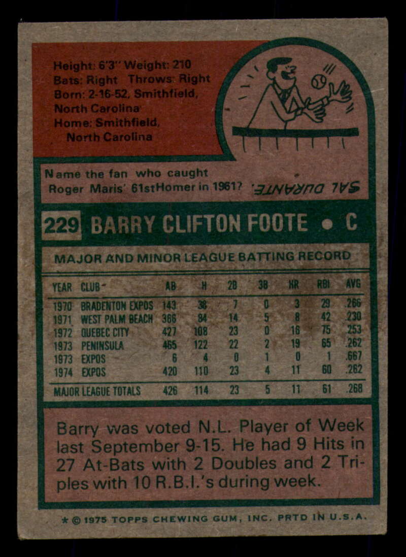 1975 Topps Baseball #166 - #259 - Complete your set - Pick your card - Picture 297 of 451