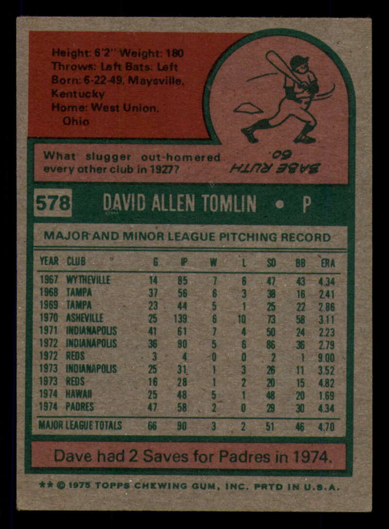 1975 Topps Baseball #516 - #585 - Complete your set - Pick your card - Picture 433 of 489