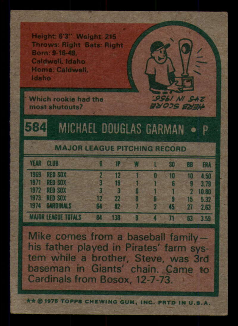 1975 Topps Baseball #516 - #585 - Complete your set - Pick your card - Picture 481 of 489