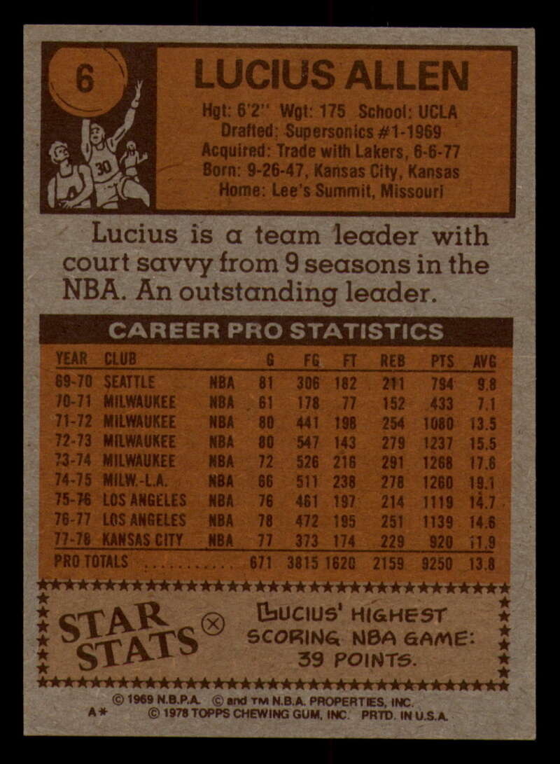1978-79 Topps Basketball #1 - #50 - Complete your set - Pick your card - Picture 33 of 361