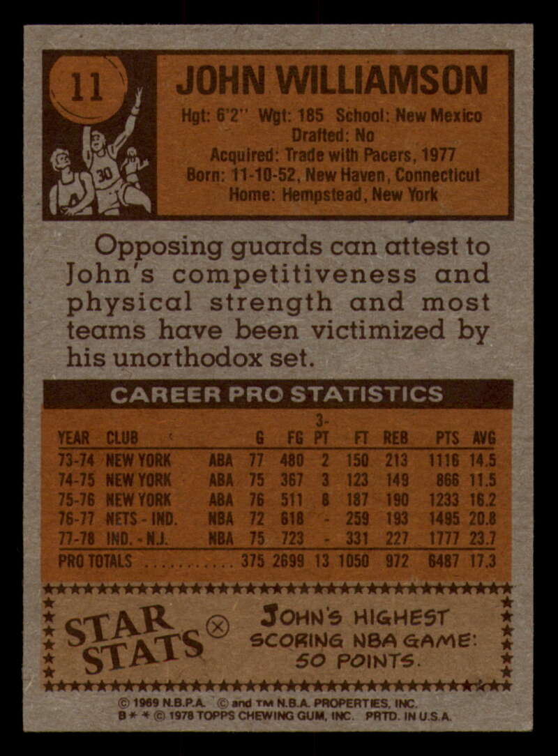 1978-79 Topps Basketball #1 - #50 - Complete your set - Pick your card - Picture 77 of 361