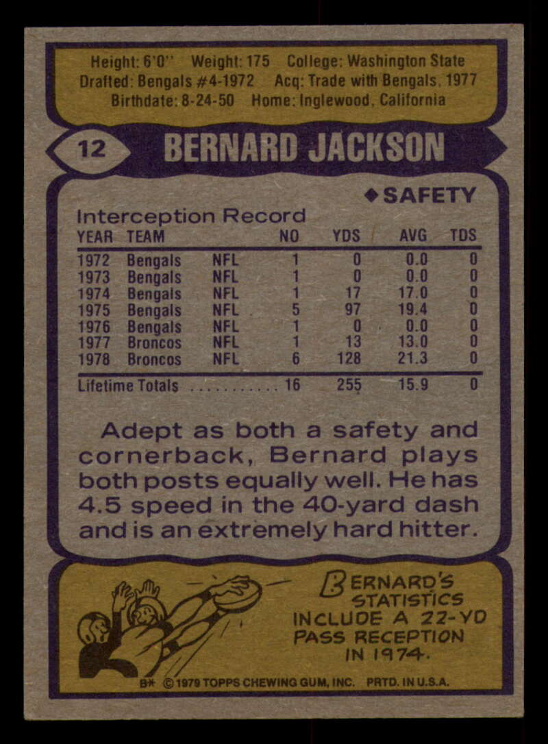 1979 Topps Football - #1 to #60 - Complete your set - Pick your card - Picture 69 of 457