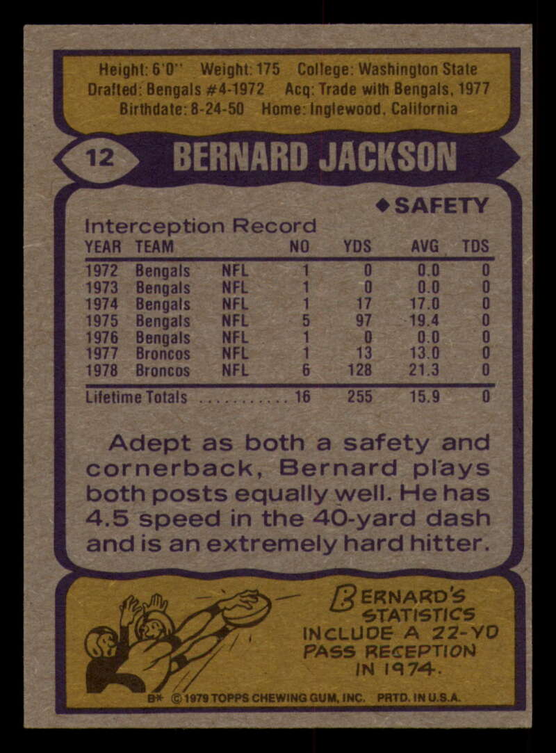 1979 Topps Football - #1 to #60 - Complete your set - Pick your card - Picture 71 of 457