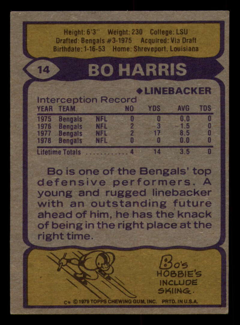 1979 Topps Football - #1 to #60 - Complete your set - Pick your card - Picture 89 of 457