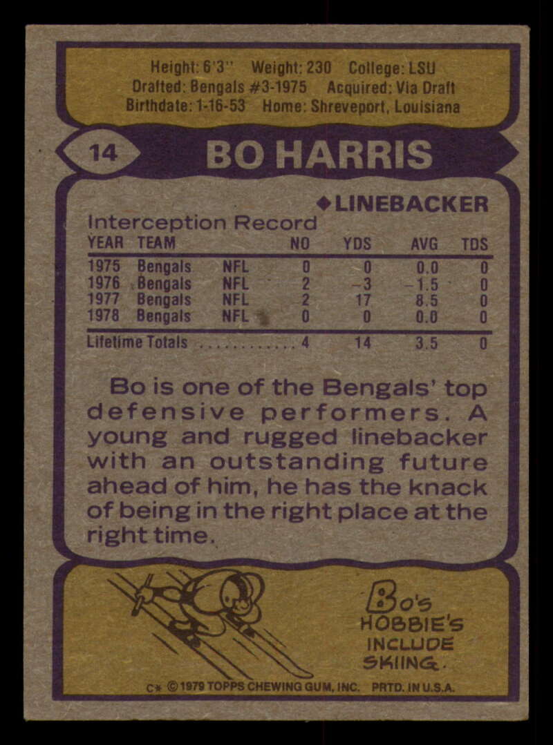 1979 Topps Football - #1 to #60 - Complete your set - Pick your card - Picture 91 of 457