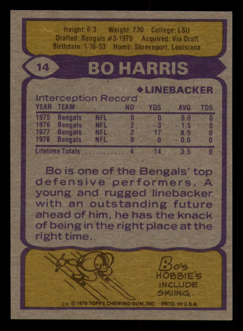 1979 Topps Football - #1 to #60 - Complete your set - Pick your card - Picture 93 of 457