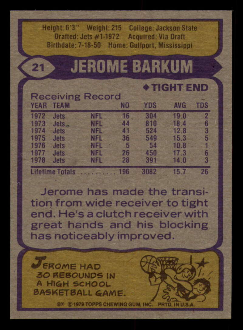 1979 Topps Football - #1 to #60 - Complete your set - Pick your card - Picture 131 of 457