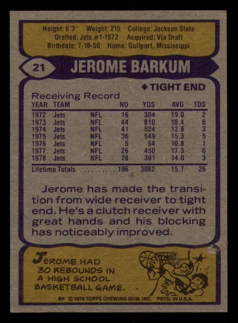 1979 Topps Football - #1 to #60 - Complete your set - Pick your card - Picture 133 of 457