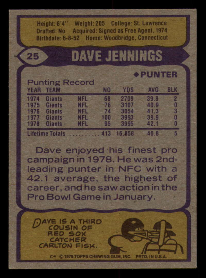 1979 Topps Football - #1 to #60 - Complete your set - Pick your card - Picture 165 of 457