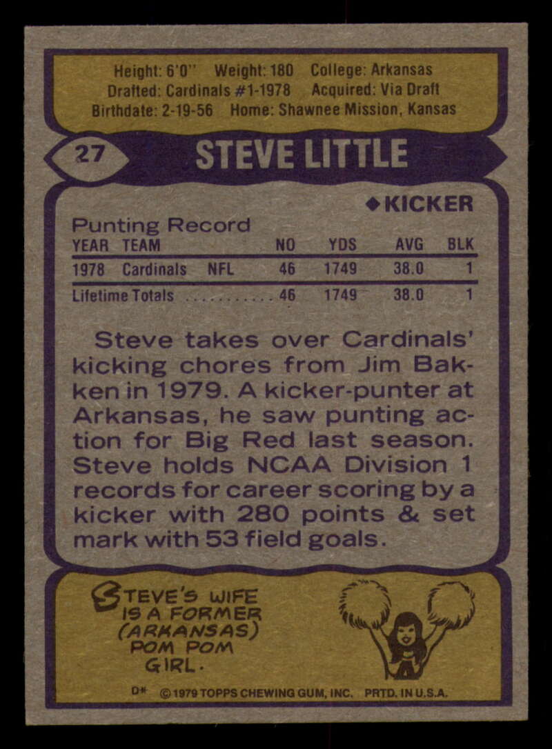 1979 Topps Football - #1 to #60 - Complete your set - Pick your card - Picture 185 of 457