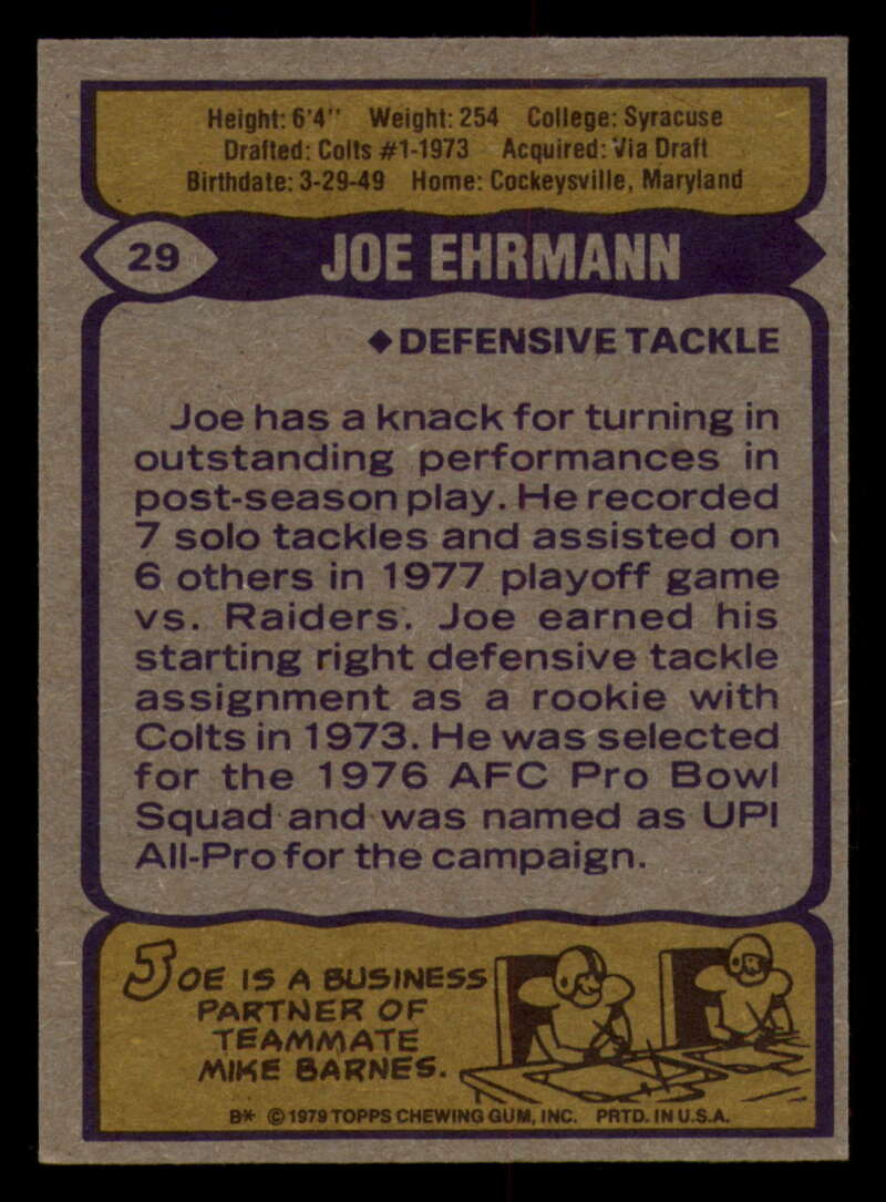 1979 Topps Football - #1 to #60 - Complete your set - Pick your card - Picture 197 of 457