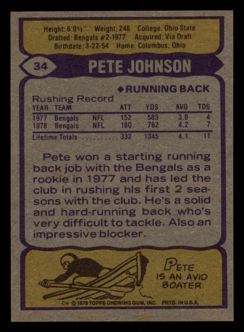 1979 Topps Football - #1 to #60 - Complete your set - Pick your card - Picture 231 of 457