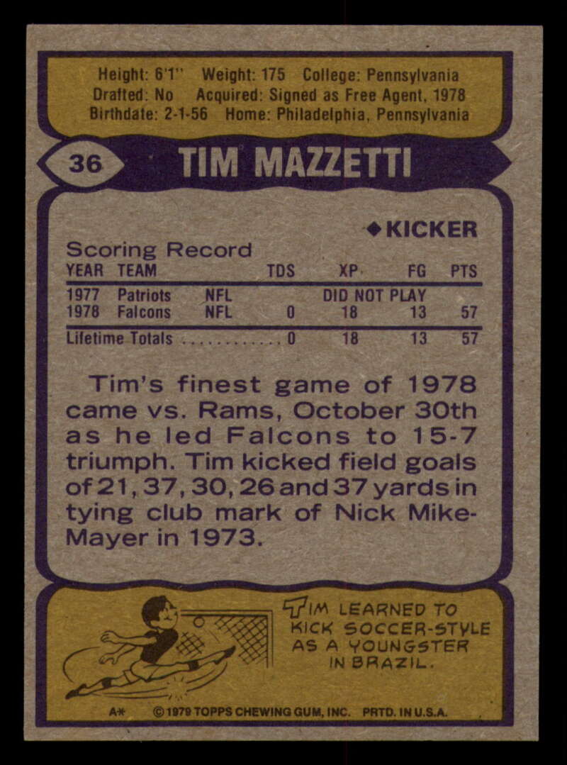 1979 Topps Football - #1 to #60 - Complete your set - Pick your card - Picture 249 of 457