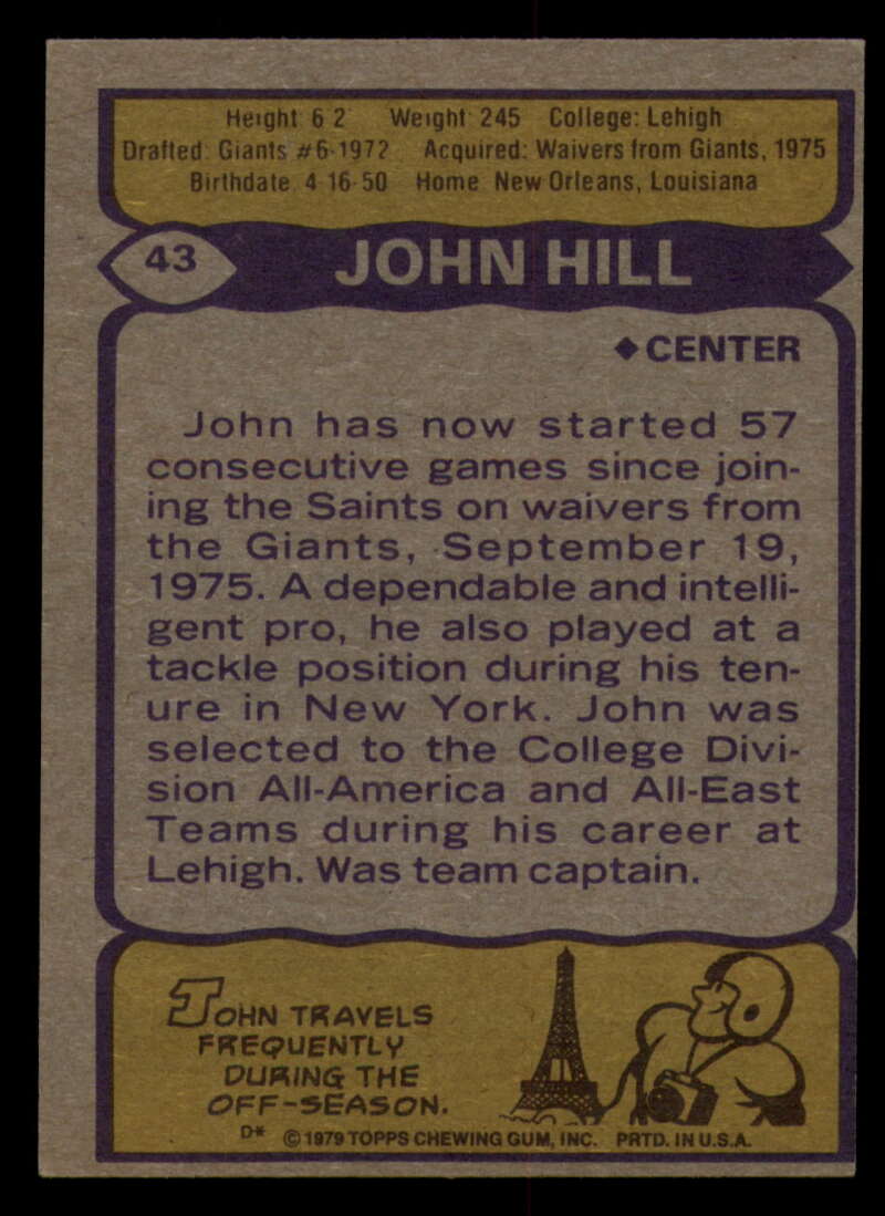 1979 Topps Football - #1 to #60 - Complete your set - Pick your card - Picture 301 of 457