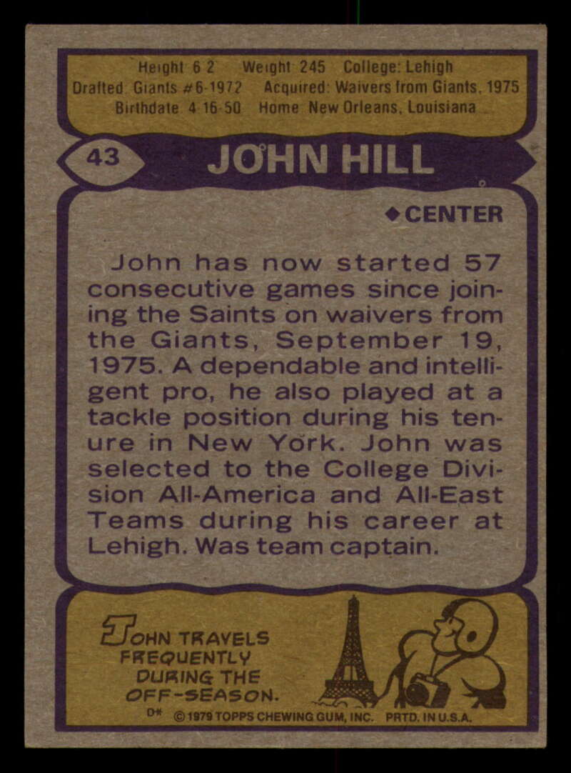 1979 Topps Football - #1 to #60 - Complete your set - Pick your card - Picture 303 of 457