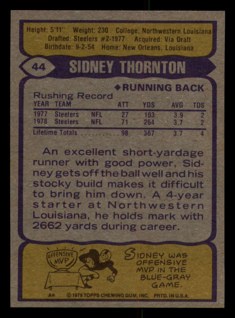 1979 Topps Football - #1 to #60 - Complete your set - Pick your card - Picture 313 of 457